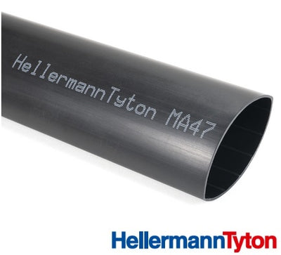 HellermannTyton Adhesive Lined Heatshrink 4:1 55mm/16mm 1.2m BLK