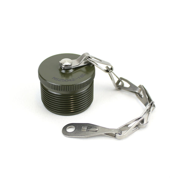Yeonhab Plug Cap Size 18 GRN Zn. 5015 SS Chain
