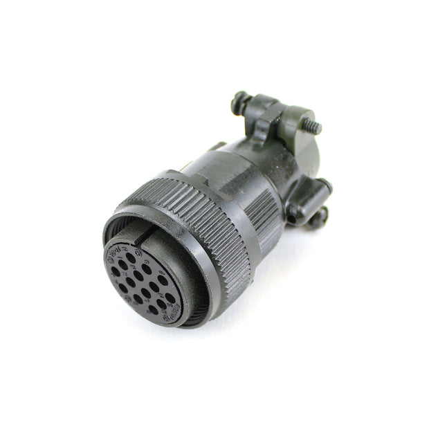 Yeonhab CBL Plug 14 Way #16 Socket-Contacts GRN Zn. 5015 13A X-Rot.