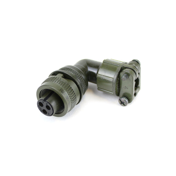 Yeonhab CBL Right Angle Plug 3 Way #16 Socket-Contacts GRN Zn. 5015 13A
