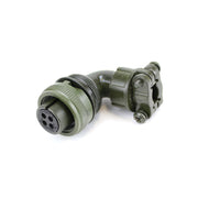 Yeonhab CBL Right Angle Plug 4 Way #16 Socket-Contacts GRN Zn. 5015 13A