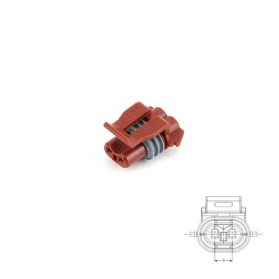 Delphi Aptiv 150 Metri-Pack Plug 2 Way PA66 RED/GRY Seal