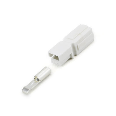 Anderson PP30 Plug Kit 1 Way WHT 30 Amp 12-16AWG Contact
