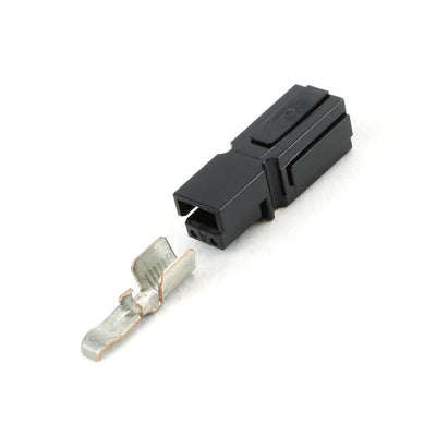 Anderson PP45 Plug Kit 1 Way BLK 45 Amp 10-14AWG Contact