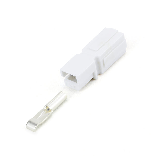 Anderson PP15 Plug Kit 1 Way WHT 15 Amp 16-20AWG Contact