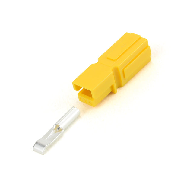 Anderson PP15 Plug Kit 1 Way YEL 15 Amp 16-20AWG Contact