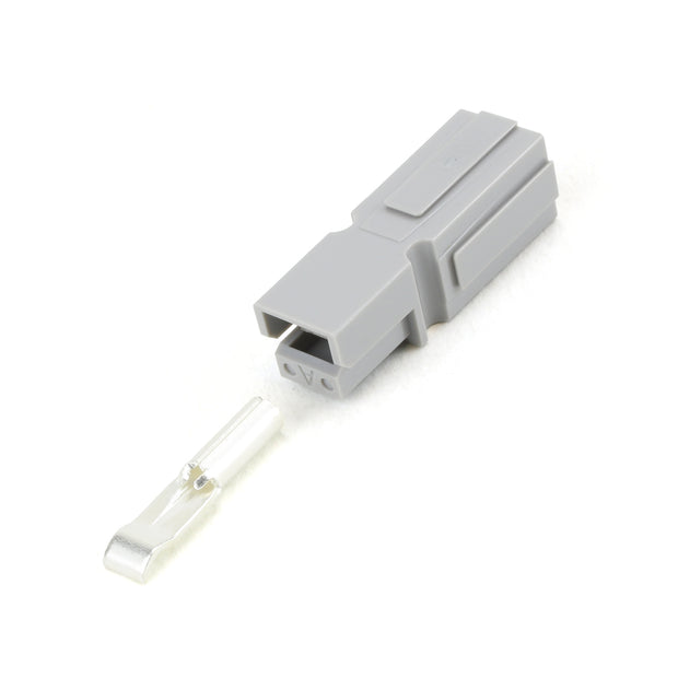 Anderson PP15 Plug Kit 1 Way GRY 15 Amp 16-20AWG Contact