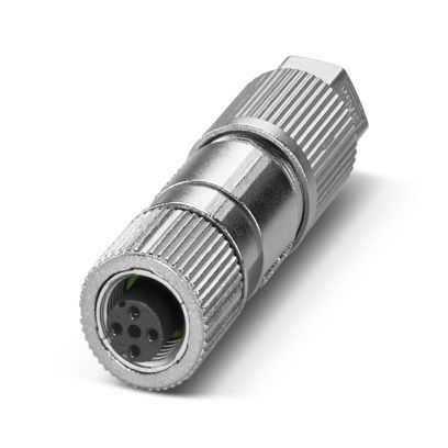 Phoenix Contact M12-D CBL Socket 4-Way Straight ETHERNET CAT5 IDC 5-9.7mm HF