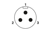 Phoenix Contact Mini 7/8 CBL Plug Male 3-Way A-Code 8-10mm