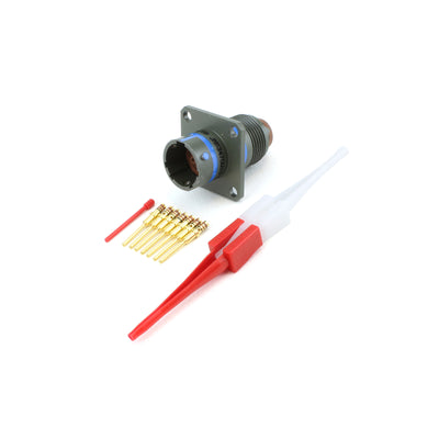Aero AE7 Wall Rec. 6 Way #20 Pins OLV Cad. 26482-II Crimp 7.5A