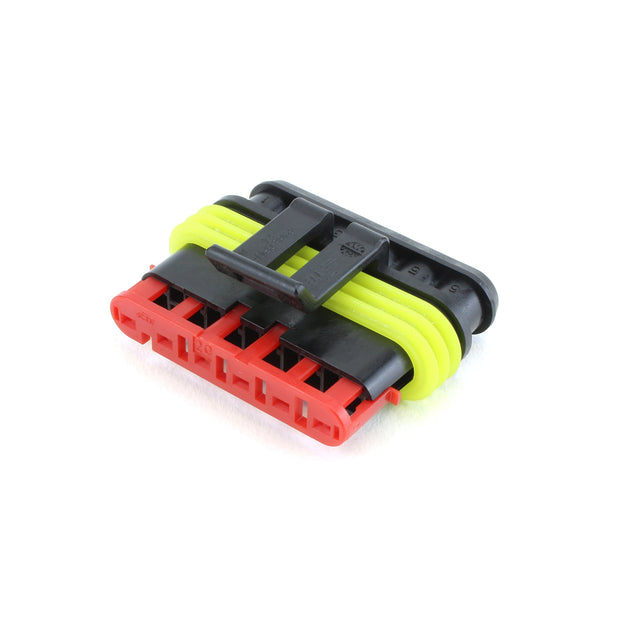 TE AMP Superseal 1.5 6 Way Plug 14A A-Key IP67