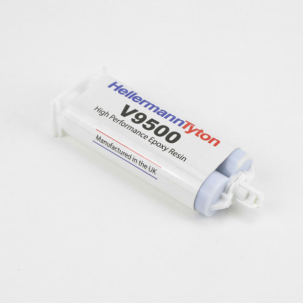 HellermannTyton V9500 Adhesive Epoxy Resin Cartridge BLK