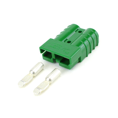 Anderson SB50 Plug Kit 2 Way GRN 50 Amp 10-12AWG Contacts