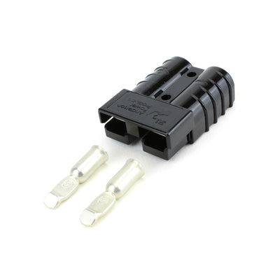 Anderson SB50 Plug Kit 2 Way BLK 50 Amp 8AWG Contacts
