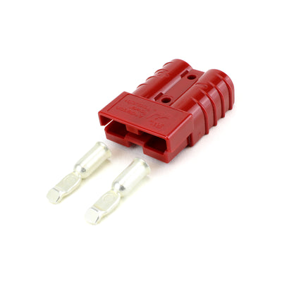 Anderson SB50 Plug Kit 2 Way RED 50 Amp 6AWG Contacts