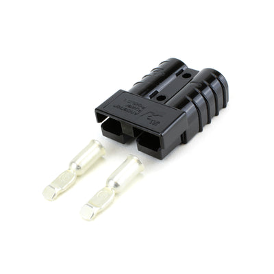 Anderson SB50 Plug Kit 2 Way BLK 50 Amp 6AWG Contacts