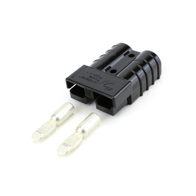 Anderson SB50 Plug Kit 2 Way BLK 50 Amp 10-12AWG Contacts
