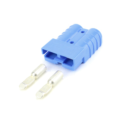 Anderson SB50 Plug Kit 2 Way BLU 50 Amp 10-12AWG Contacts