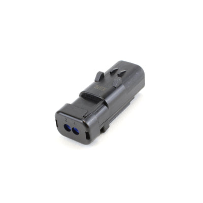 TE AMPSEAL 16 CBL Cap/Receptacle 2-Way Pin-Contacts 13A BLK IP67 GRY B-Key