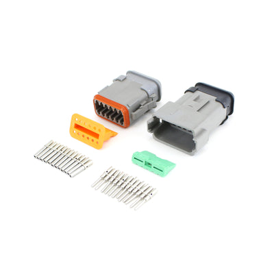 Deutsch DT 12 Way Heatshrink Kit GRY 0.5-1.5mm2 Contacts