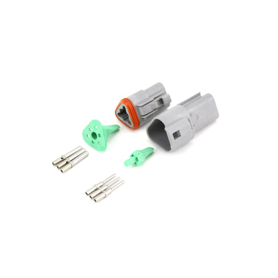 Deutsch DT 3 Way Kit GRY 0.5-1.5mm2 Contacts