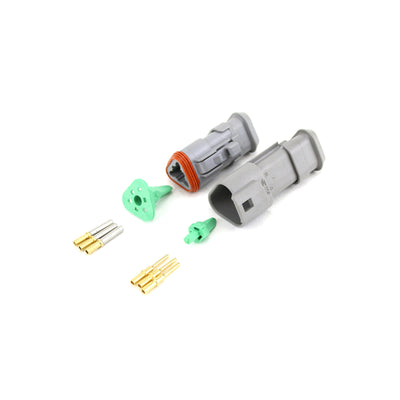 Deutsch DT 3 Way Heatshrink Kit GRY 0.5-1.5mm2 GLD Contacts