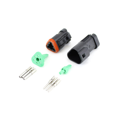 Deutsch DT 3 Way CAT Kit BLK 0.5-1.5mm2 Contacts
