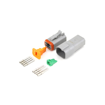 Deutsch DT 4 Way Kit GRY 0.5-1.5mm2 Contacts