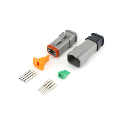 Deutsch DT 4 Way Heatshrink Kit GRY 0.5-1.5mm2 Contacts