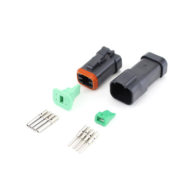 Deutsch DT 4 Way CAT Kit BLK 0.5-1.5mm2 Contacts