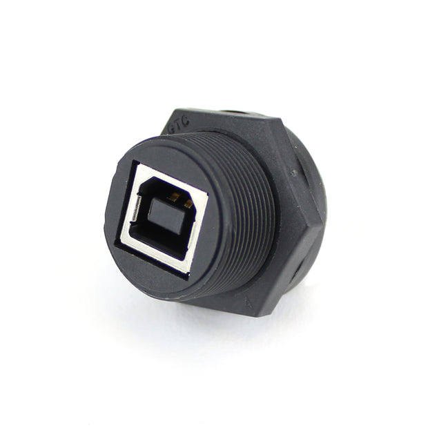 GT Contact C3 USB-B 2.0 Plastic Panel Jack DIP Screw