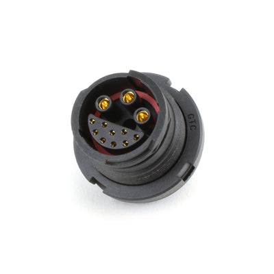 GT Contact Hybrid C5 20A+5A 3P+9P Panel Female Solder Twist