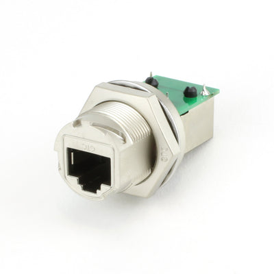 GT Contact C3 RJ45 Panel Jack Lock/Screw Coupler Metal IP68 1.5A