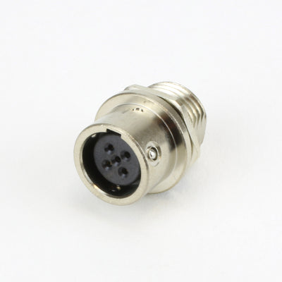 GT Contact Push Lock S2 4A 5P Panel Rear Mount Female Solder