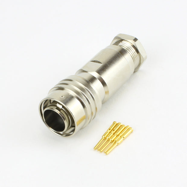 GT Contact Push Lock S2 4A 5P Cable End Male