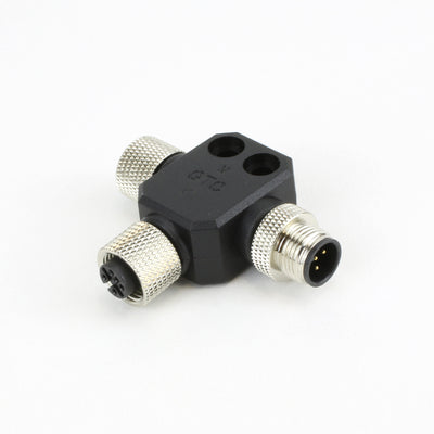 GT Contact N2K M12-A Multi-Tee 3 Port 2x Female 1x Male Metal