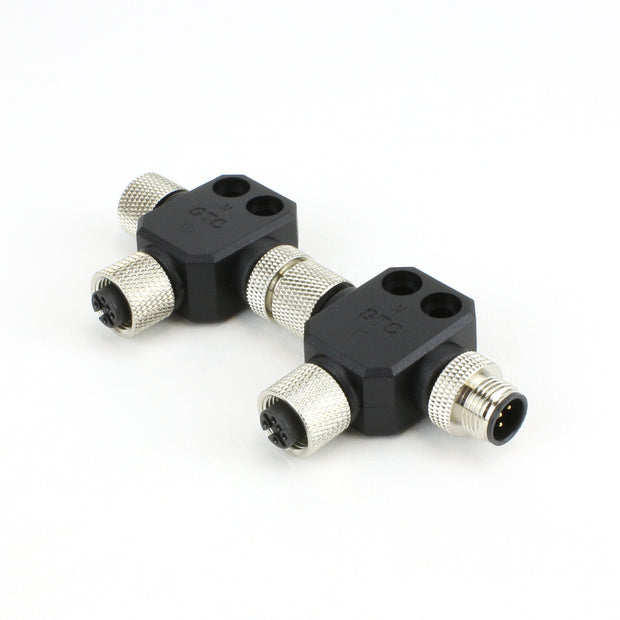 GT Contact N2K M12-A Multi-Tee 3 Port 2x Female 1x Male Metal