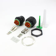 Deutsch HDP20 Kit 6 Way 2x#16, 2x#4 N-Seal RP 2.0, 16mm2 IP67 13, 100A