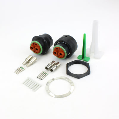 Deutsch HDP20 Kit 6 Way 2x#16, 2x#4 N-Seal RP 2.0, 16mm2 IP67 13, 100A