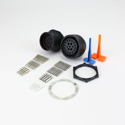 Deutsch HDP20 Kit 21 Way 17x#16, 4x#12 E-Seal RP 1.5/3.0mm2 IP67 13A, 25A