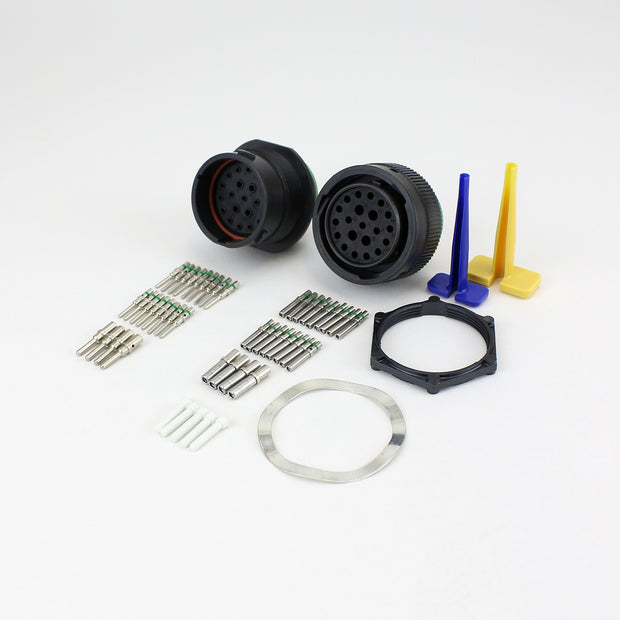 Deutsch HDP20 Kit 21 Way 17x#16, 4x#12 N-Seal RP 2.0/3.0mm2 IP67 13A, 25A