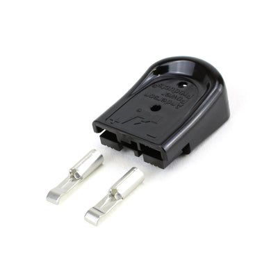 Anderson SBS Mini Plug Kit 2 Way BLK 30A 12AWG Contacts
