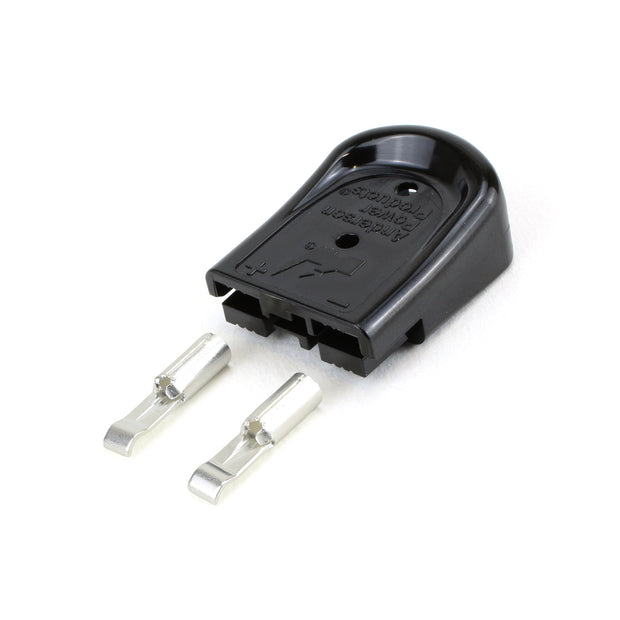 Anderson SBS Mini Plug Kit 2 Way BLK 30A 12AWG Contacts