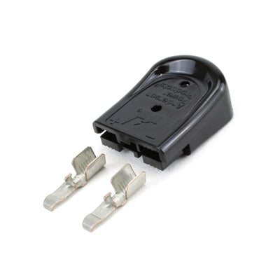 Anderson SBS Mini Plug Kit 2 Way BLK 35A 10-14AWG Contacts