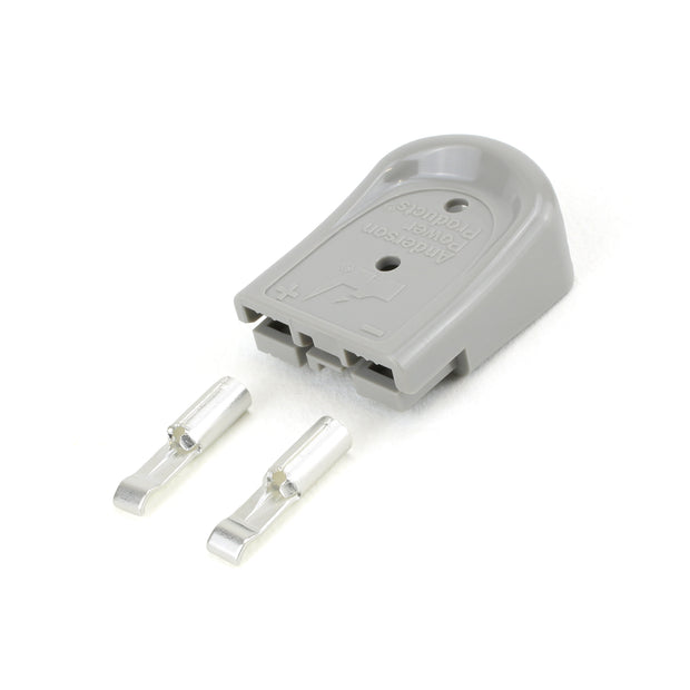 Anderson SBS Mini Plug Kit 2 Way GRY 30A 12AWG Contacts