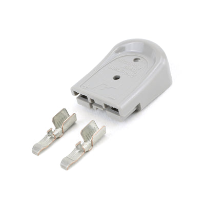 Anderson SBS Mini Plug Kit 2 Way GRY 35A 10-14AWG Contacts