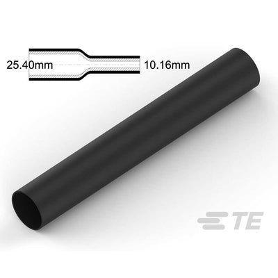 Raychem SCL 3:1 Dual Wall Heatshrink Tubing 1in 25.4mm/10.2mm 1.22m Stick BLK