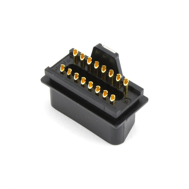 Schutzinger OBD II Connector with Backshell BLK