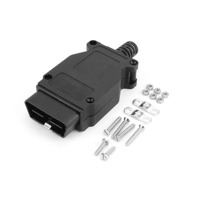 Schutzinger OBD II Connector with Backshell BLK