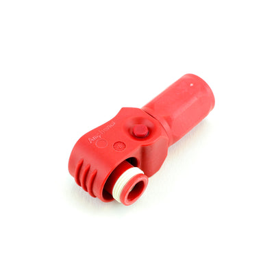 Amphenol SurLok Plus 90-deg Plug 5.7mm RADSOK 25mm2 w/ Backshell RED 120A IP67